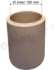Schamotterohr Ø180mm für Ofenrohr Ø160mm Produktbild-Vorschau 1