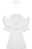 A white angel costume laid flat against a white background. Náhľad obrázku produktu