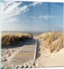 Bilder auf glas - Strand Meer Fußgängerbrücke Ufer - Produktbild-Vorschau 1