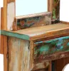 vidaXL Šatní skříň Zrcadlo staré dřevo 47x23x180 cm Náhled obrázku produktu 3