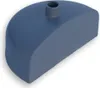 A gray, semi-circular plastic basin with a central outlet pipe is shown against a white background. Produktbild-Vorschau
