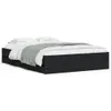 The Living Store Bettgestell mit Schubladen Schwarz 120x190 Produktbild-Vorschau 3