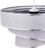 Opviq, Couper - Grey, Silver, lustre, gris, coton, 40 x 40 Voir les images du produit 3