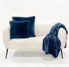 Dutch Decor Dekokissen Zaya 45x45 cm Blau Produktbild-Vorschau 4