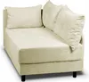 Schlafsofa - mit Bettkasten - Beige - 3 Sitzer Sofa - Couch Produktbild-Vorschau 3