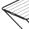 A close-up view of a black drying rack. Anteprima dell’immagine prodotto