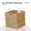 Lycce Insert d'étagère LAKE, panier tressé en jonc de mer Voir les images du produit 6