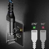 deleyCON 8K HDMI 2.1 Kabel 2m gewinkelt (270° Grad Winkel) Produktbild-Vorschau 2