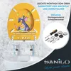 SANILO® WC sedadlo s automatickým spúšťaním a rýchlym Náhľad obrázku produktu 5