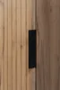 A close-up view of a wooden cabinet with a black handle. Náhľad obrázku produktu
