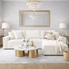 Hoekbank EDEN in crème, 235 x 75 x 144 cm, moderne hoekbank Productafbeelding-voorbeeld 4