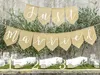 Banner Girlande Hochzeit, Motive:Just Married / Jute Banner Produktbild-Vorschau 1