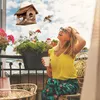 Relaxdays Vogelfutterhaus Holz, zum Aufhängen, Produktbild-Vorschau 3