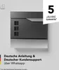 NewHabitat Briefkasten Anthrazit mit Zeitungsfach Oslo Produktbild-Vorschau 4