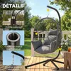 Sweiko Outdoor Hängesessel Hängesessel, inkl. Polster, Produktbild-Vorschau 9