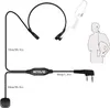 Retevis Radio Throat Microphone Headset 2kolíkový PTT Náhled obrázku produktu 7