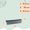 2er Set Blumenkasten mit Wasserspeicher Blumenkasten Produktbild-Vorschau 2