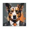 DEQOART Hybrid Leinwand Bild 30x30 cm 'Wildes Business' Produktbild-Vorschau 2
