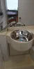 Hymer riparazione lavello 1" in acciaio inox Lavabo 32cmØ Anteprima dell’immagine prodotto 5