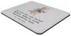 Mr. & Mrs. Panda Mousepad Tauchlehrerin Herz - Grau Pastell Produktbild-Vorschau 3