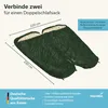 Skandika Schlafsack Vegas | XXL Mumienschlafsack mit/ohne Produktbild-Vorschau 7