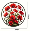 GKA XL Sonnenfänger Mohn 20 cm Buntglas Lichtfänger Produktbild-Vorschau 6