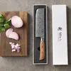 Couteau Nakiri Wakoli EDIB Pro en damas I Lame de 17 cm I Voir les images du produit 7