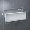 VILSTEIN | Duschnische 30x90 cm | Unterputz | Wandnische Produktbild-Vorschau 4