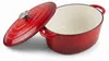 Emaillierter Gusseisen Bräter 3,5 L oval mit Deckel – Produktbild-Vorschau 11
