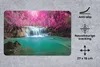 MuchoWow® Mauspad Mousepad Wasserfall - Baum - Rosa - Natur Produktbild-Vorschau 2