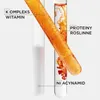 Three test tubes with different liquids and labels indicating ingredients. Podgląd zdjęcia produktu