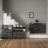 HOMCOM Kommode, Sideboard mit 4 Faltbaren Schubladen aus Produktbild-Vorschau 9