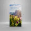 Bild auf Leinwand - Leinwandbild - Berge Wiese Blumen - Produktbild-Vorschau 3