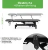 A massage table with adjustable height and a remote control. Produktbild-Vorschau