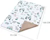Babydecke Sommerdecke mit Minky 75x100 cm - Baby Produktbild-Vorschau 2
