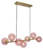 Olucia - REMO - Pendelleuchte - Rosa / Messing - 7 Watt Produktbild-Vorschau 2