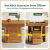 Esstisch ausziehbar, Esszimmertisch, Küchentisch, Runder Produktbild-Vorschau 6
