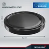 WELLGRO 50x Einmachdeckel TO82 - schwarz - Twist-Off-Deckel Produktbild-Vorschau 2