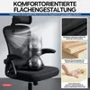 Bürostuhl ergonomisch mit Kopfstütze – Schreibtischstuhl Produktbild-Vorschau 6