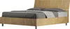 ITYHOME - Bett mit Lattenrost 160x190 schräges Kopfteil Produktbild-Vorschau 6