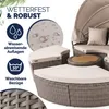 Casaria Isola Prendisole Ø185cm Salottino Polyrattan Anteprima dell’immagine prodotto 7
