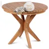 Mr. Deko Beistelltisch Burton rund 60 cm Teakholz natur Produktbild-Vorschau 1