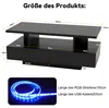 Puluomis Couchtisch mit Schublade, RGB Lichtleiste mit App Produktbild-Vorschau 7