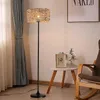 Lampadaire en rotin naturel avec interrupteur à cordon, Voir les images du produit 6