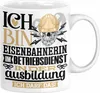 Eisenbahnerin im Betriebsdienst Ausbildung Start Geschenk Produktbild-Vorschau 1
