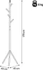 Autronic Věšák 80001-01 WT - bílý Náhled obrázku produktu 1