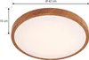 Lindby LED-Deckenleuchte Mynte, Ø42cm, Holzoptik, Produktbild-Vorschau 8