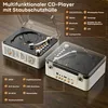 Tragbarer Bluetooth CD Player -  Retro CD Spieler mit Produktbild-Vorschau 8