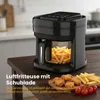 Zimilo Heißluftfritteuse mit LED-Touchdisplay, 1350W, 3,5L Produktbild-Vorschau 5