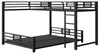 Letto a castello in metallo, dimensioni 90x200 cm sopra e Anteprima dell’immagine prodotto 10
